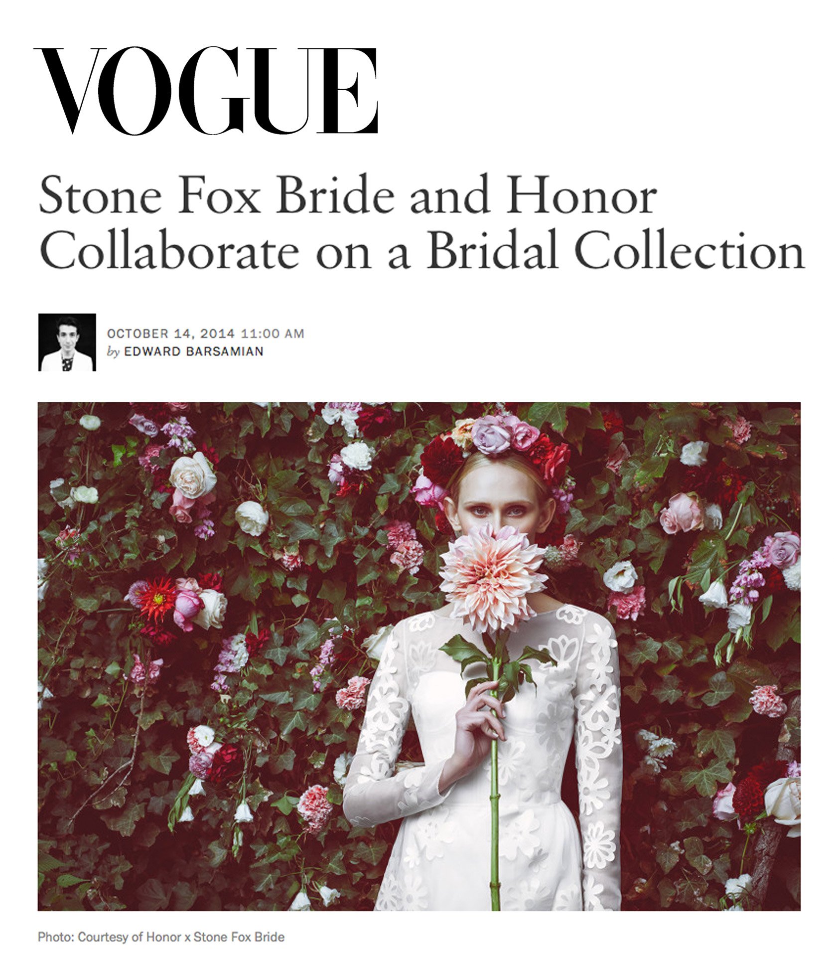 HONOR for Stone Fox Bride