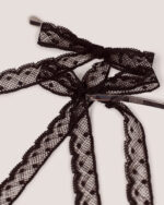 Dot Lace Bow Hair Pins - Image 5