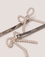 Pearl Bow Hair Pins - Image 4