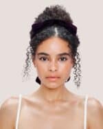 Velvet Bow Hair Comb - Image 12