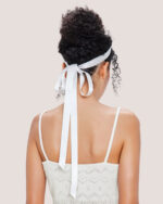 Satin Bow Hair Comb - Image 9