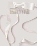 Satin Bow Hair Comb - Image 8