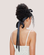 Satin Bow Hair Comb - Image 4