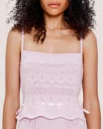Cashmere Heart Knit Camisole - Image 4