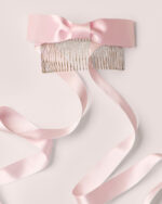 Satin Bow Hair Comb - Image 5