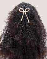 Pearl Bow Bun Pin - Image 2