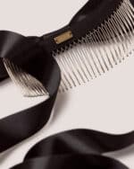 Satin Bow Hair Comb - Image 11