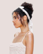 Satin Bow Hair Comb - Image 4
