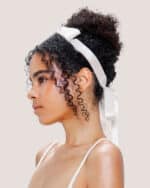 Satin Bow Hair Comb - Image 3