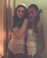 Cashmere Heart Knit Shorts - Image 2