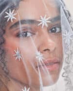 Embroidered Star Veil - Image 2