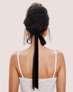Velvet Bow Hair Comb - Image 5