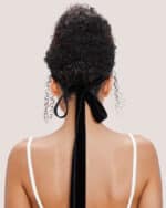 Velvet Bow Hair Comb - Image 4