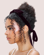 Velvet Bow Hair Comb - Image 10