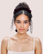 Velvet Bow Hair Comb - Image 11