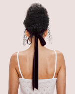 Velvet Bow Hair Comb - Image 12