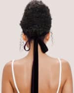 Velvet Bow Hair Comb - Image 11